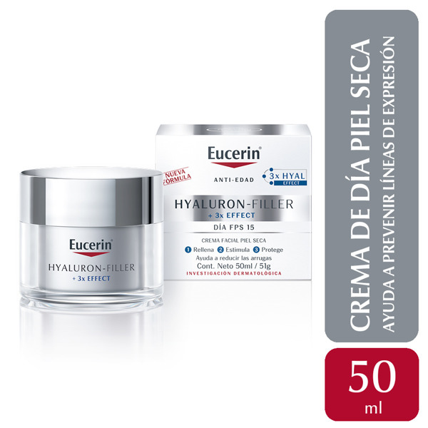 Imagen de EUCERIN HYALURON FILLER DÍA PIEL SECA 15 fps 50 ml