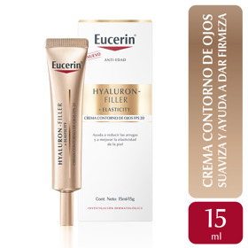 Imagen de Eucerin HYALURON-FILLER + Elasticity Contorno de ojos antiedad FPS 15l x 15 ml