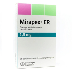 Imagen de MIRAPEX ER 1.5 1,5 mg [30 comp.]