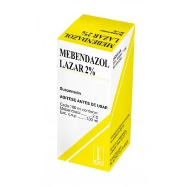 Imagen de MEBENDAZOL LAZAR SUSPENSION 100mg/5ml [30 ml]