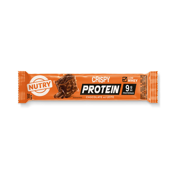 Imagen de NUTRY BARRA CRISPY PROTEIN CHOCOLATE 9 gr [30 gr]