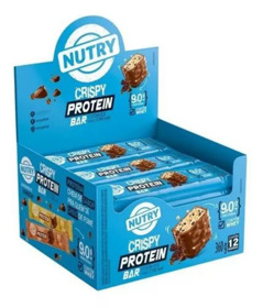 Imagen de NUTRY BARRA CRISPY PROTEIN COOKIES CAJA 9 gr [12 uni.]