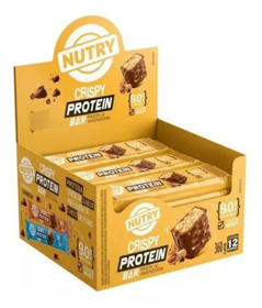 Imagen de NUTRY BARRA CRISPY PROTEIN MANI CAJA 9 gr [12 uni.]