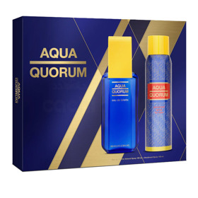 Imagen de ANTONIO PUIG AQUA QUORUM EDT+DEO COFRE [100+150ml]