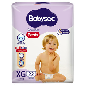 Imagen de BABYSEC PREMIUM  PANTS XG [22 uni.]