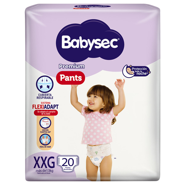 Imagen de BABYSEC PREMIUM  PANTS XXG [20 uni.]