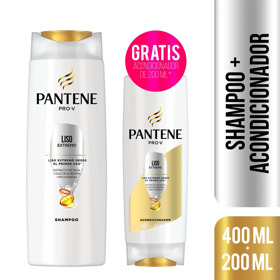 Imagen de PANTENE SH. LISO EXTREMO+AC. PACK [400+200ml]