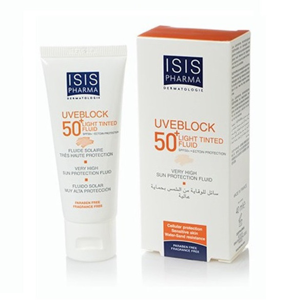 Imagen de ISIS UVEBLOCK FLUIDO CON COLOR CLAIRE/LIGHT 50 fps [40 ml]
