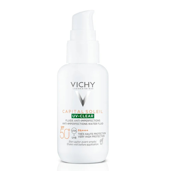 Imagen de VICHY CAPITAL SOLEIL UV CLEAR FUIDO ANTI IMPERFECCIONES 50 fps [40 ml]