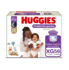 Imagen de HUGGIES NATURAL CARE HIPER PANTS XG XG [56 uni.]