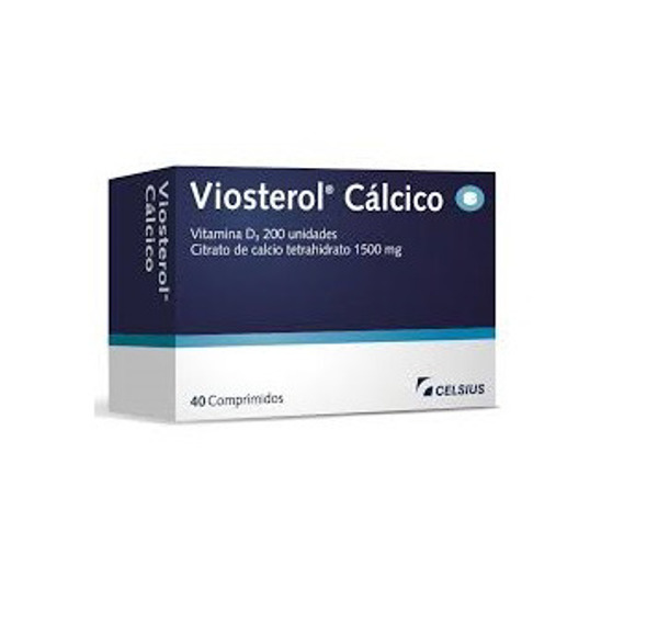 Imagen de VIOSTEROL CALCICO 200 [40 comp.]
