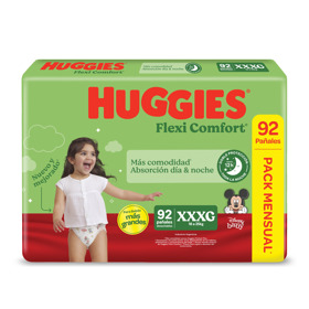 Imagen de HUGGIES FLEXI COMFORT PACK AHORRO XXXG [92 uni.]