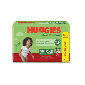 Imagen de HUGGIES FLEXI COMFORT PACK AHORRO XXG [96 uni.]