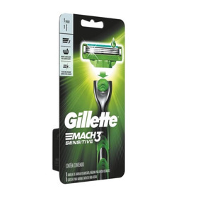 Imagen de GILLETTE MACH 3 SENSITIVE MAQUINA+ REPUESTO PACK [1+1 uni.]