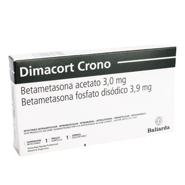 Imagen de DIMACORT CRONO 3+3mg [1 amp.]