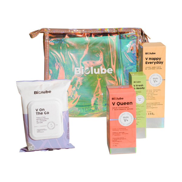 Imagen de BIOLUBE V RUTINA COMPLETA+NECESSAIRE PACK [155+35+32gr+1uni]