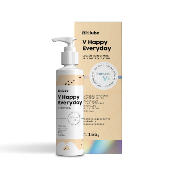 Imagen de BIOLUBE LOCION LIMPIEZA INTIMA V HAPPY EVERYDAY 155 gr