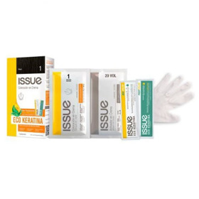 Imagen de ISSUE COLORACION KIT ECO KERATINA NEGRO AZULADO 1A [47gr+47+15+15+1uni]