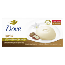 Imagen de DOVE JABON KARITE Y VAINILLA PACK 25% dto. 6x90 gr