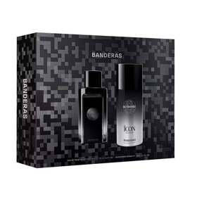 Imagen de BANDERAS THE ICON EDP+DEO COFRE [100+150ml]