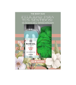 Imagen de RAIN GEL SUMMER DAY+ESPONJA EXFOLIANTE ESTUCHE [260 gr]