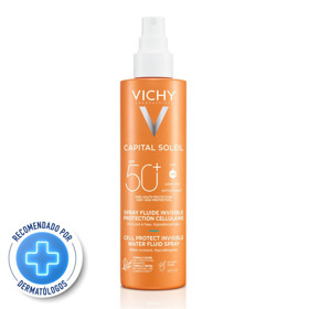 Imagen de VICHY CAPITAL SOLEIL CELL PROTECT SPRAY FLUIDO INVISIBLE 50 fps [200 ml]