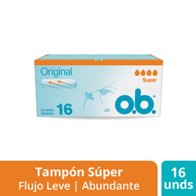 Imagen de OB TAMPONES SUPER [16 uni.]