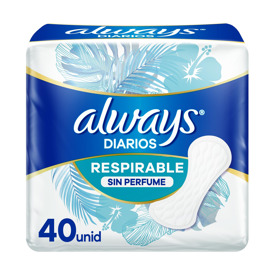 Imagen de ALWAYS PROTECTORES DIARIOS [40 uni.]