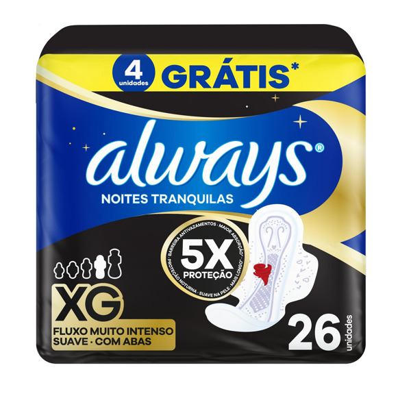 Imagen de ALWAYS TOALLA PLUS NOCHE XG XG [26 uni.]