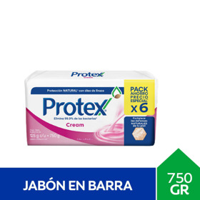 Imagen de PROTEX ASTRAL JABON CREAM PACK AHORRO 6 uni.