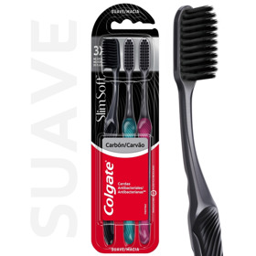 Imagen de COLGATE CEPILLO SLIM SOFT BLACK [3 uni.]