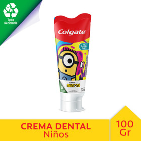 Imagen de COLGATE CR. JUNIOR SMILES MINIONS +6 años [100 gr]