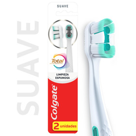 Imagen de COLGATE CEPILLO TOTAL LIMPIEZA ESPUMOSA [2 uni.]