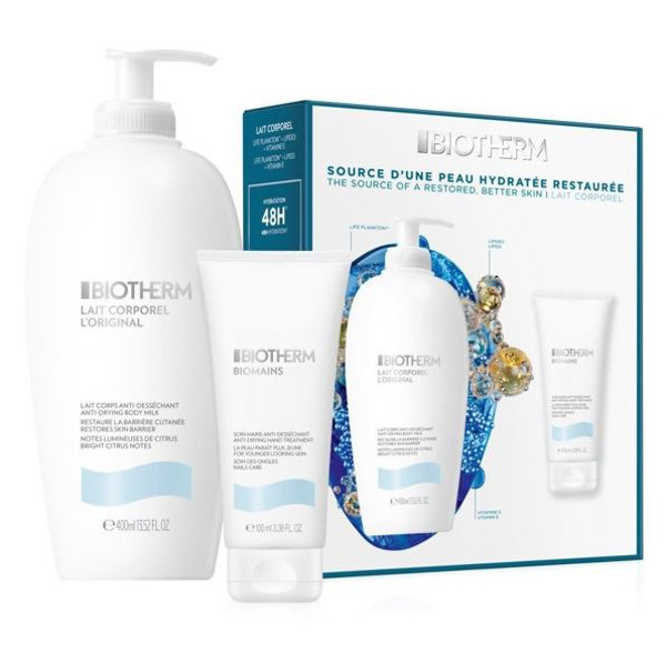 Imagen de BIOTHERM LAIT CORPOREL+BIOMAINS COFRE [400+50ml]