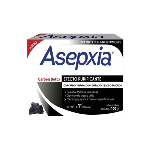 Imagen de ASEPXIA JABON CARBON DETOX [100 gr]