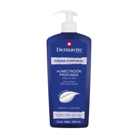 Imagen de DERMAVITE CREMA LINEA AZUL TODO TIPO DE PIEL VIT. C Y ALOE [530 ml]