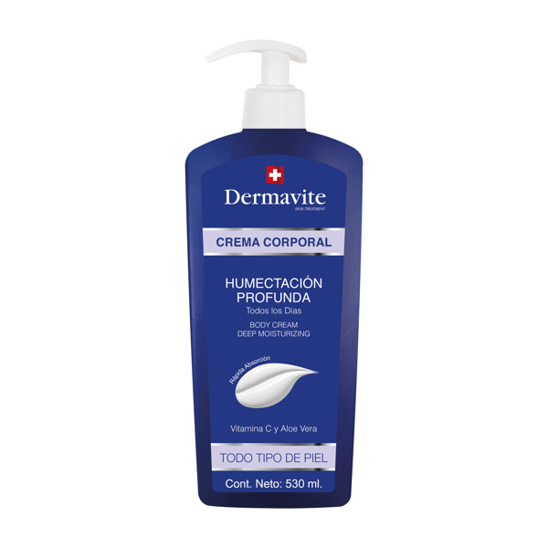 Imagen de DERMAVITE CREMA LINEA AZUL TODO TIPO DE PIEL VIT. C Y ALOE [530 ml]