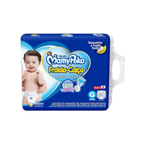 Imagen de MAMY POKO PANTS PAÑAL CALZA AZUL G G [60 uni.]