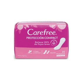 Imagen de CAREFREE PROTECCION COMPACT SIN PERFUME [20 uni.]