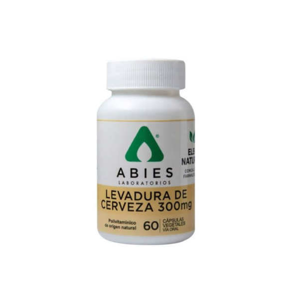 Imagen de ABIES LEVADURA DE CERVEZA 300 mg [60 cap.]