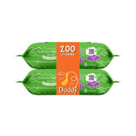 Imagen de DODDY TOALLITAS HUMEDAS CON ALOE VERA PACK 2x100 [200 uni.]