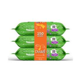 Imagen de DODDY TOALLITAS HUMEDAS CON ALOE VERA PACK 3x50 [150 uni.]