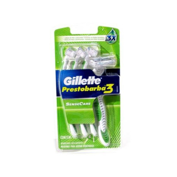 Imagen de GILLETTE PRESTOBARBA 3 SENSITIVE +PB3 PACK [3 uni.]